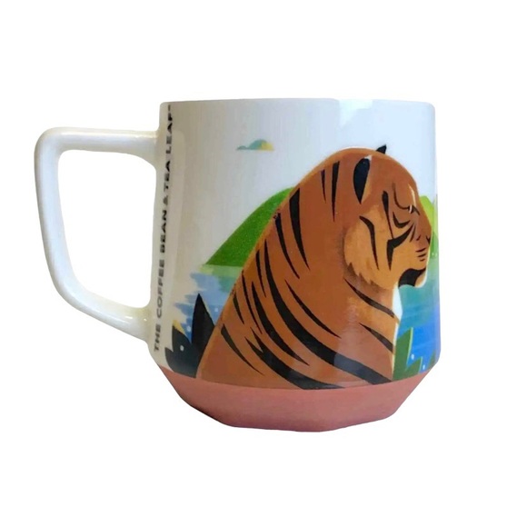 Tiger Coffee Bean Tea Leaf Roaster Series Sumatra Mug 12 oz - Picture 1 of 4